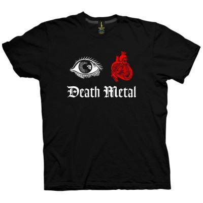 تی شرت I love death metal