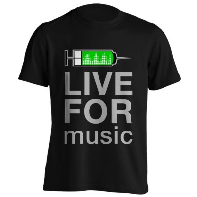 تیشرت Live For Music