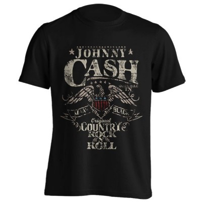 تیشرت Johnny Cash طرح Rock N Roll