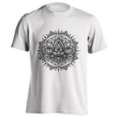 تیشرت Lotus Mandala - Black